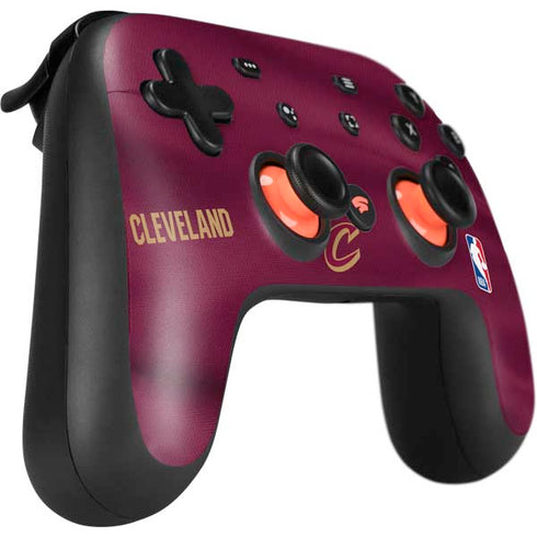 NBA Cleveland Cavaliers Jersey Google Stadia Controller Skin